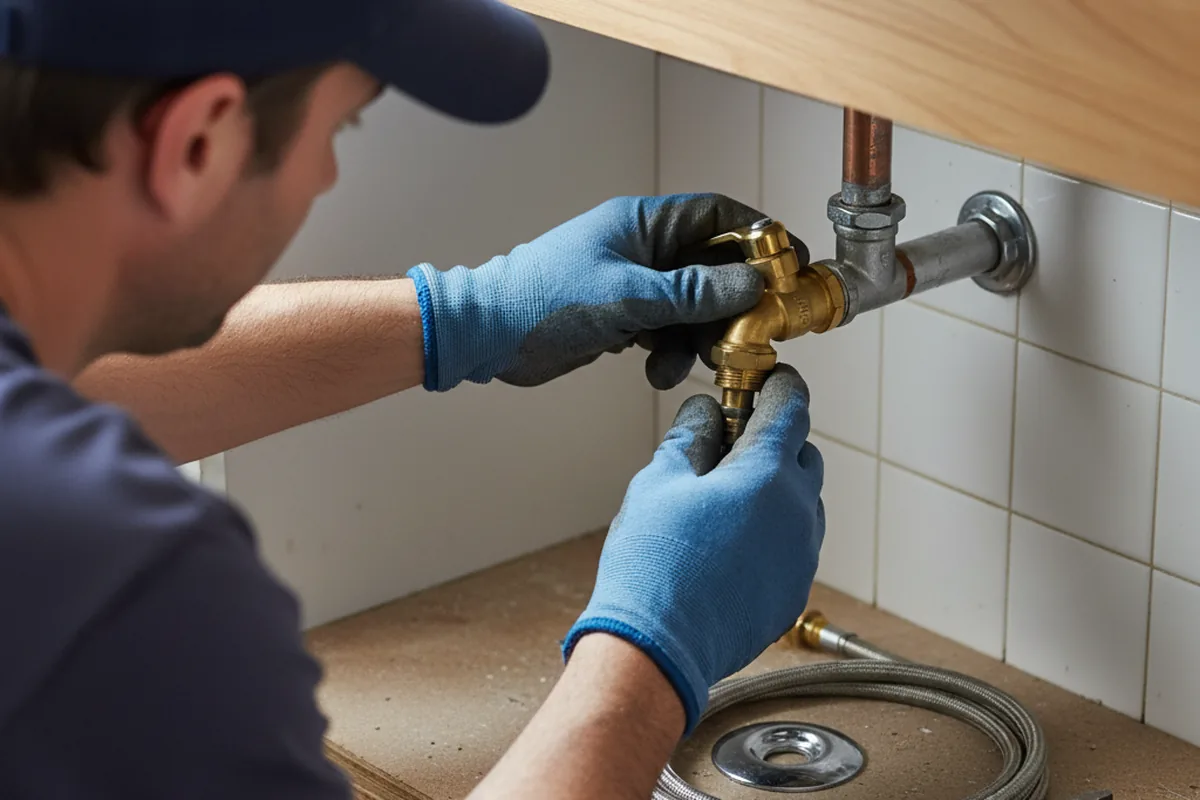 Shutoff valve and fitting work during Repiping in Fawnskin